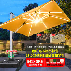 户外遮阳伞庭院伞露天阳台别墅花园大太阳伞棚商用室外摆摊罗马伞