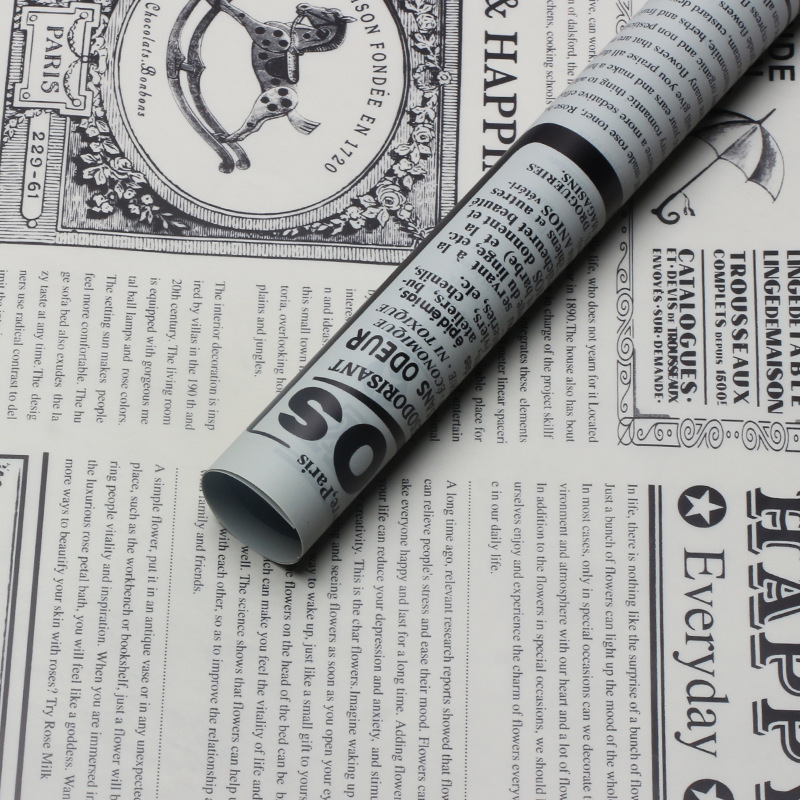 Huaxi Inglés papel hansu impermeable flor de embalaje material florista flores de ramos de embalaje