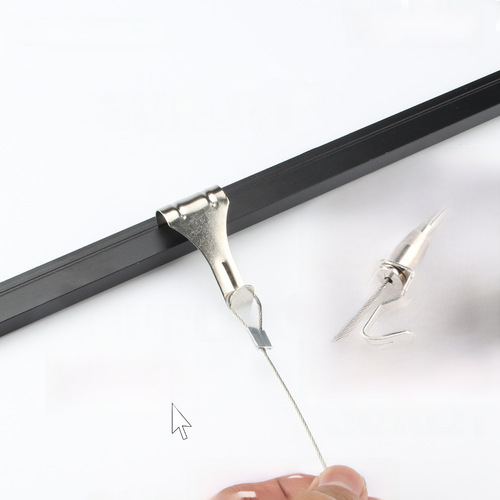 Manufacturer's painting hanging device stainless steel wire rope painting hook art gallery museum gallery painting track rope wire