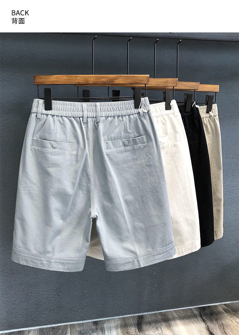 Plus Size Casual Shorts 300kg Capacity Men And Women Summer Style Five Point Pants Trendy Loose Fit Dress Pants_viptrois.com