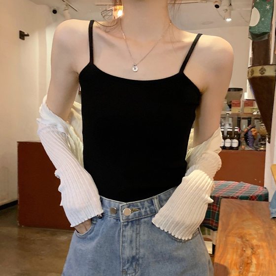 Summer Strapless Small Sling Women's Inner Thin 2025 New Style Spice Girl Vest with Chest Pad Anti-running Light Base