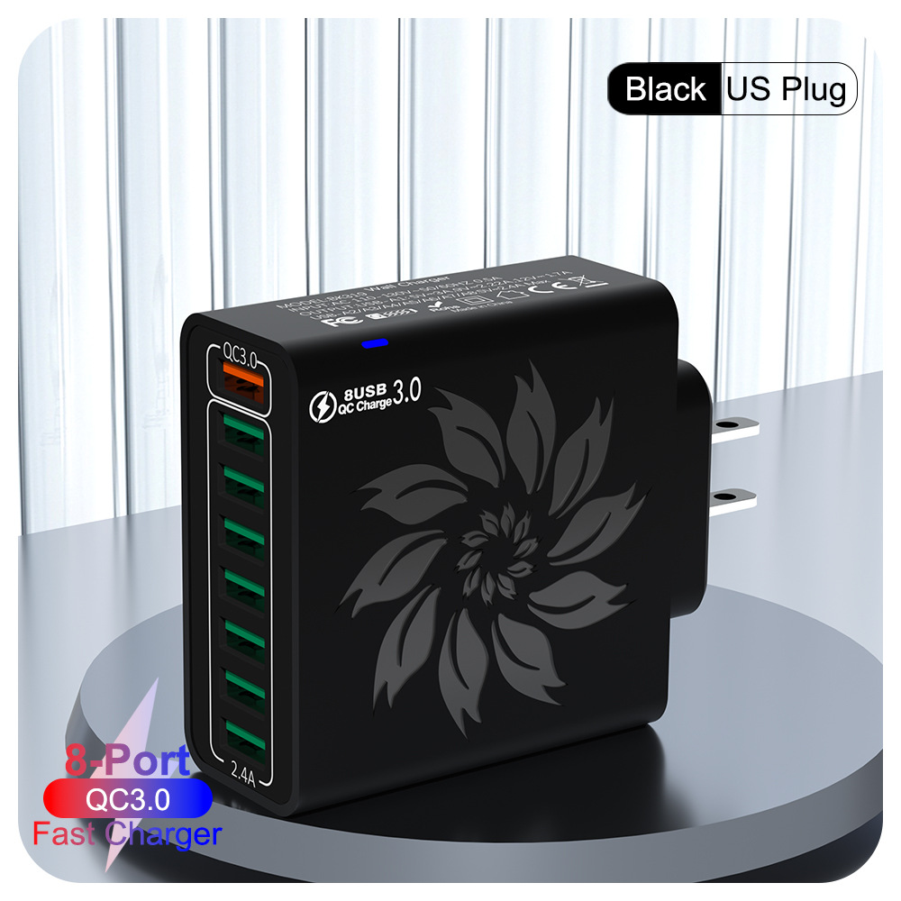 QC3.0 미국 표준 검정색 [베어메탈]