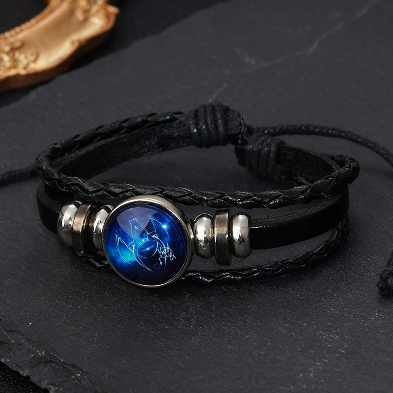 Текстовый знак зодиака, аксессуар ручной работы, бисер bracelet для любимого, Aliexpress, европейский стиль