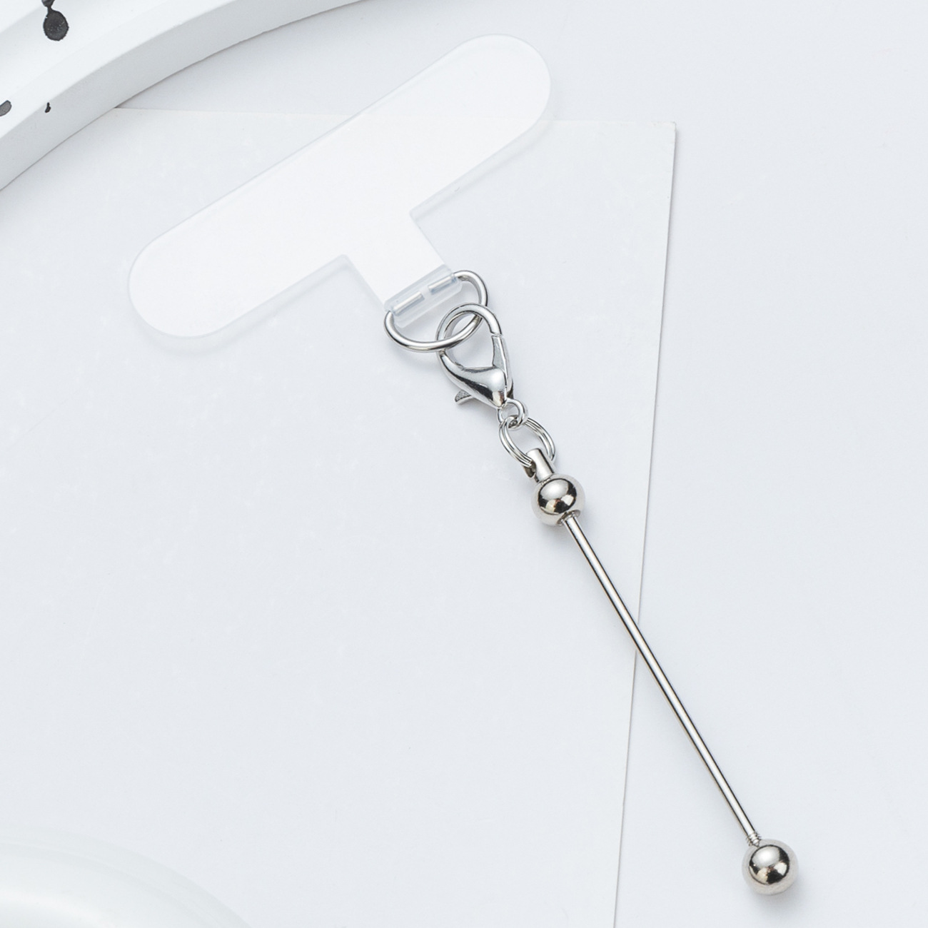 DIY beaded clip de teléfono móvil universal parche de fijación de color transparente anti-perdida junta fuerte clip