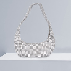 跨境手工全水鑽晚宴包2023女士派對宴會百搭單肩手提包腋下包批發