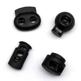 纽扣弹簧扣扣子猪鼻扣调节吊钟收紧衣服绳子卡扣传绳抽绳塑料弹簧