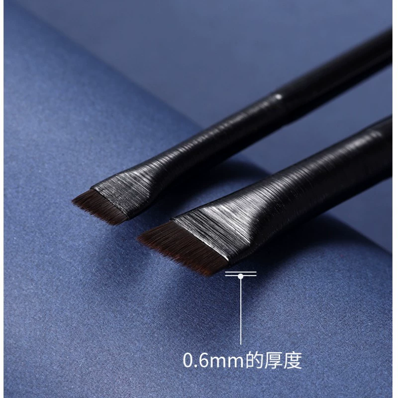Плоская кайма кисть для подводки Eyeliner Wang Ye A102, лезвие диагональный угол, щетка для бровей, глаза, шелковица, пудра корректор для макияжа