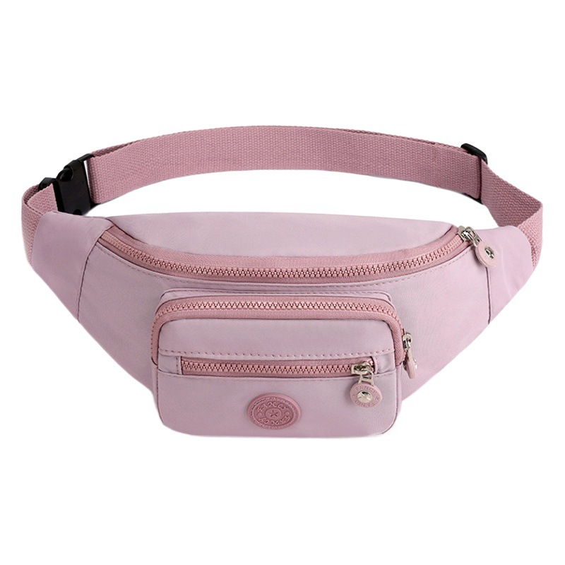2022 nuevo bolso de mensajero de las mujeres de múltiples compartimentos bolso de cintura multifuncional de gran capacidad impreso bolso de las mujeres del pecho del logotipo libre