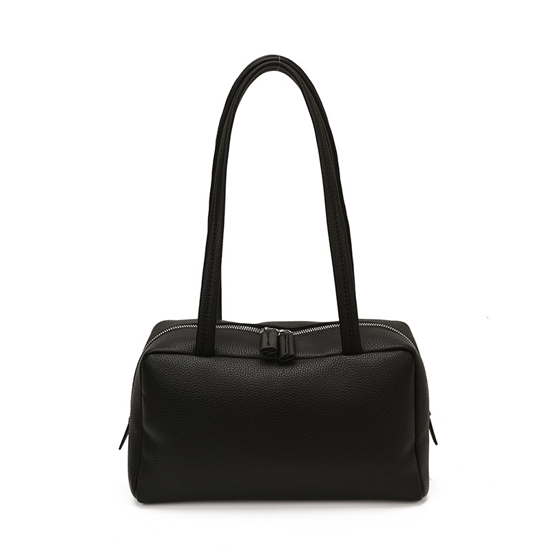 Bolso para mujeres 2026 nuevo nicho coreano litchi pattern commuting versátil bolso de hombro portátil brazo bolso casual