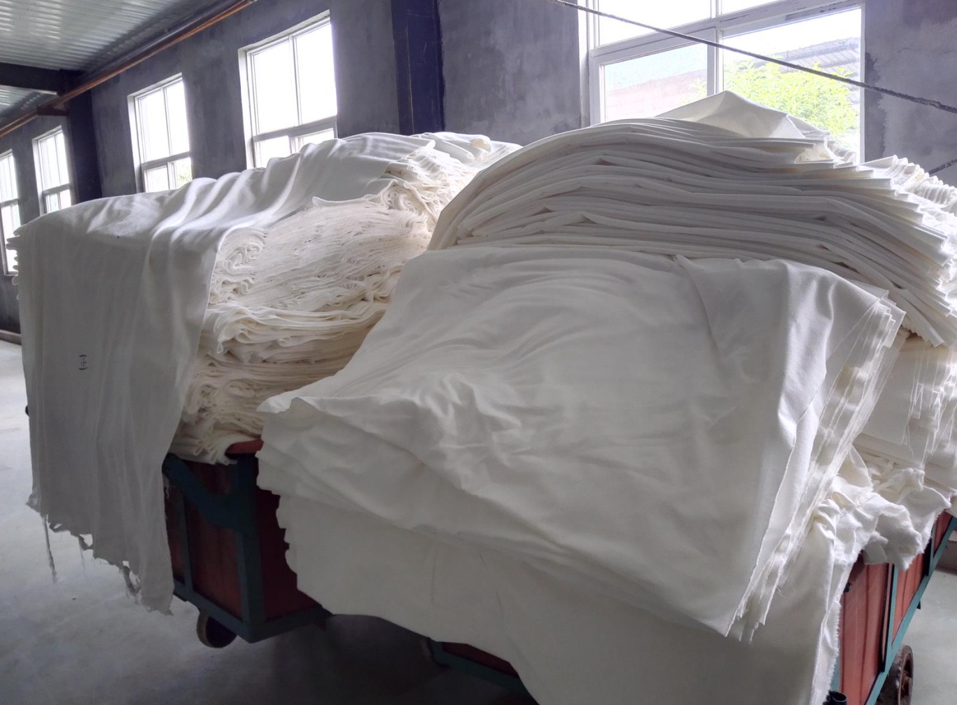 全棉漂白 染色染色 双面绒布面料  多种规格 质量保证 出口品质