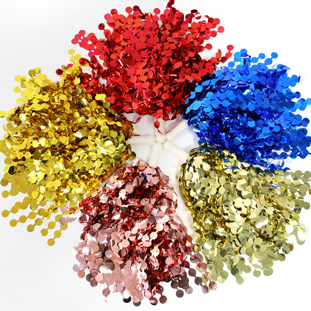 30 gramos de mango recto de flores de mano animadora para animar la bola brillante de los juegos de flores de mano accesorios de la ceremonia de apertura