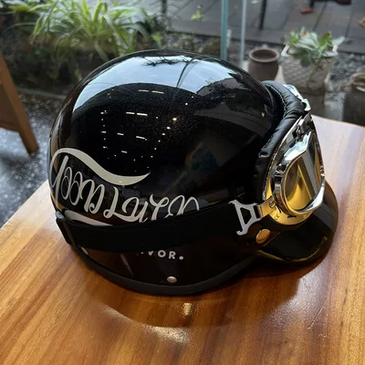 Men's and Women's Half Helmet Summer Motosiklet kaskı (dəbilqə)