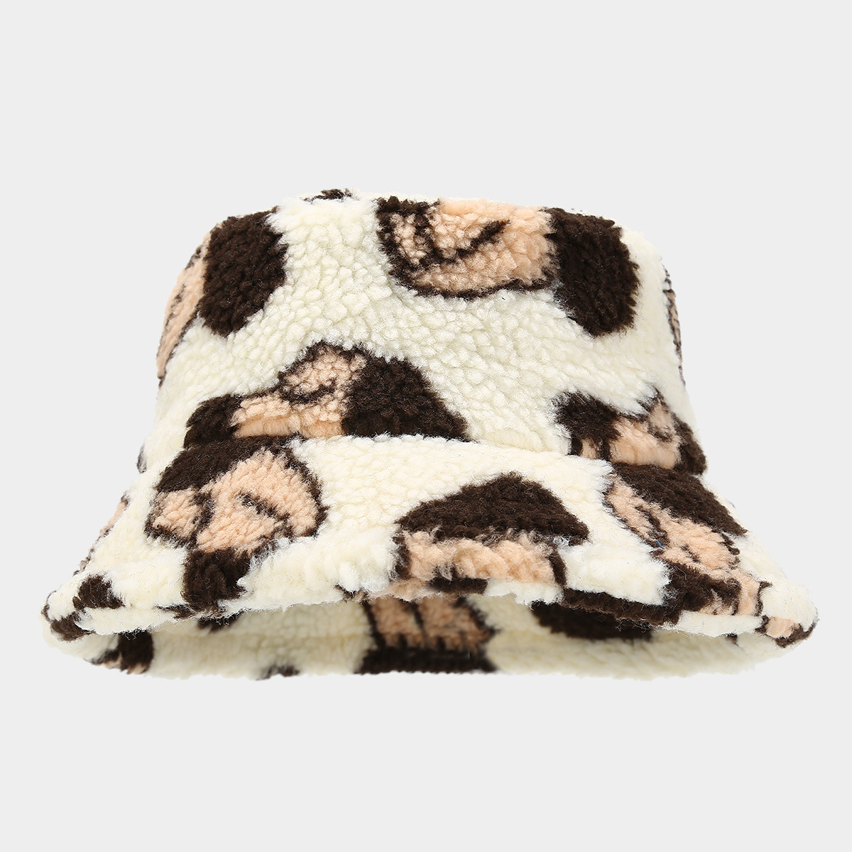 Amazon nuevo sombrero al aire libre de otoño y invierno para mujeres sombrero de bañera de cordero lindo perrito sombrero de peluche para hombre