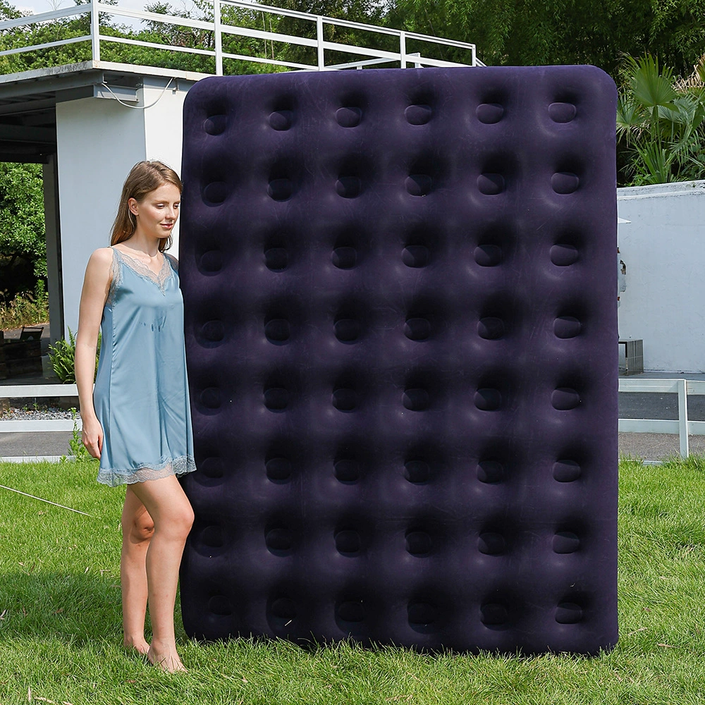 Travel inflatable mattress for camping, soft heel for double for home use, sheet, tent, increased thickness, wholesale