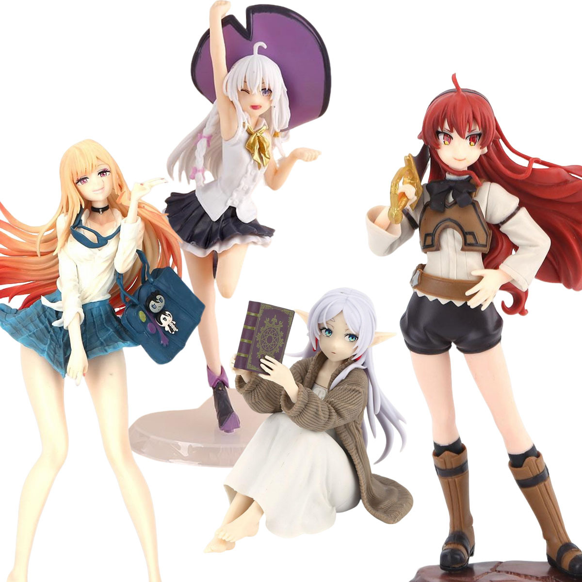 二次元美少女动漫周边手办摆件伊蕾娜尼尔桌面装饰手办批发蕾姆