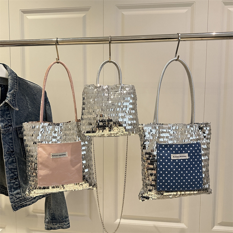 Summer Fashion Bucket Bag Women's New 2025 Simple New Fashion Casual Bucket Bag Foreign Style Shoulder Bag