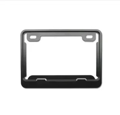 Parts, Thickened Alloy — Nömrə qabı - unbranded-black-alloy-hollow-case-shockproof-pad-free-accessories