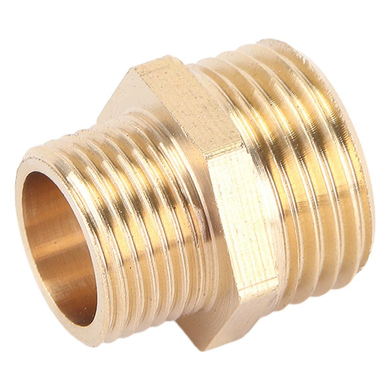 Медный редукционный резьбовой адаптер с наружной резьбой, соединитель 1/8 дюйма на M5 на 3/8 дюйма, пневматические фитинги TPG