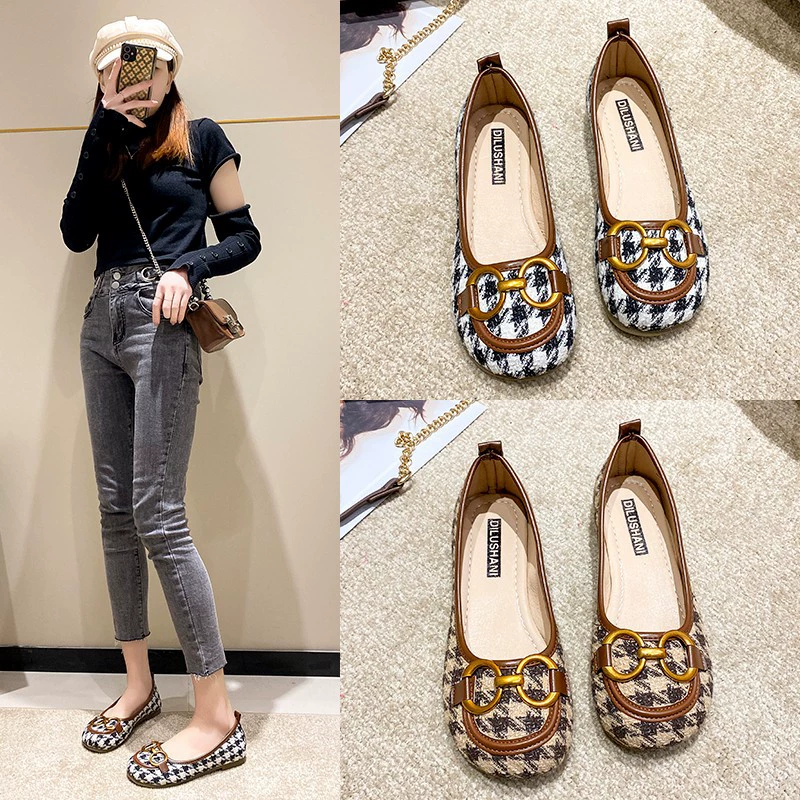 Французский ретро вечерний ветерок плоский нижний