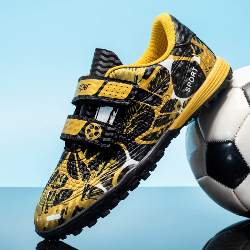 Трансграничная Внешняя торговля футбольная обувь для мальчиков и девочек, учащихся средних школ, уличная футбольная обувь для взрослых и детей, тренировочная обувь, сломанные ногти, TF короткие ногти