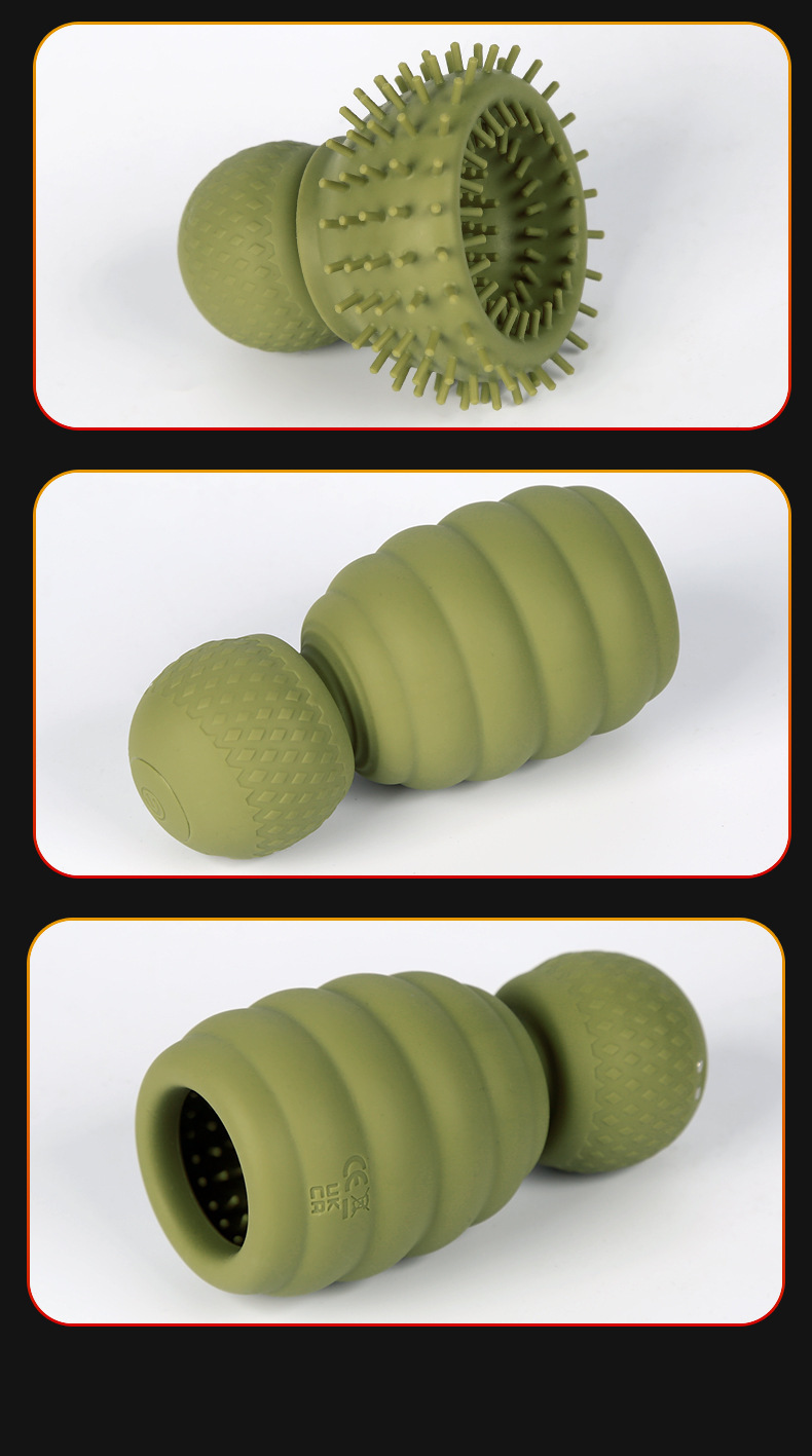 Automatic Sucking Telescopic Heating Masturbator Cup with Button Control, Silicone Grenade Trainer — detail image 30