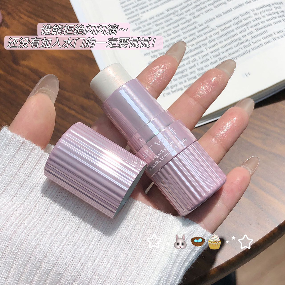 New Art Value products: Silver Moon Glacier Highlighter Stick, Contouring Stick, Cross-border Contour Shadow Pen, Three-dimensional Sleeping Silkworm Face undefined