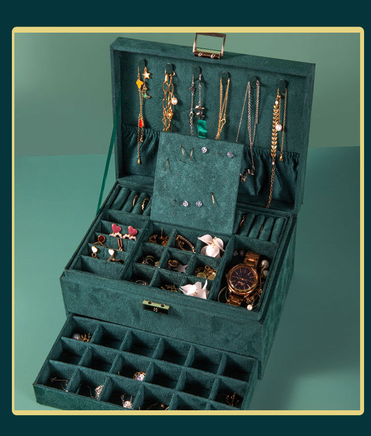 Einfacher Stil Klassischer Stil Einfarbig Verbund Werkstoffe Schmuckkästchen display picture 3