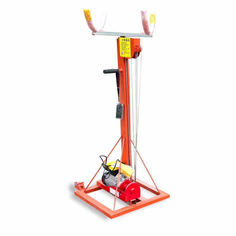 Elevador de puerta de enrollamiento europeo montaje de dosel de tubería de ventilación montaje de elevador 220v plataforma de elevación pequeña