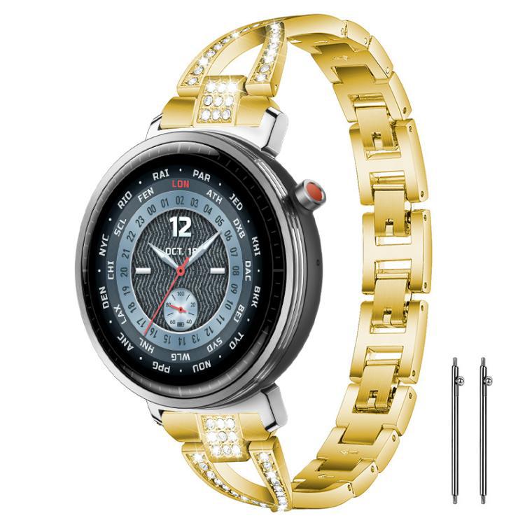 XDfind general 20mm / 22mm horquilla de una sola fila de correa metálica con 20mm / 22mm aguja de oreja verde