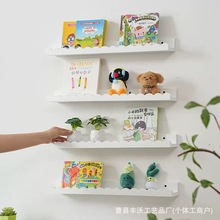 木质儿童卧室置物架墙上壁挂式整理储物架实木储物架墙面收纳隔板