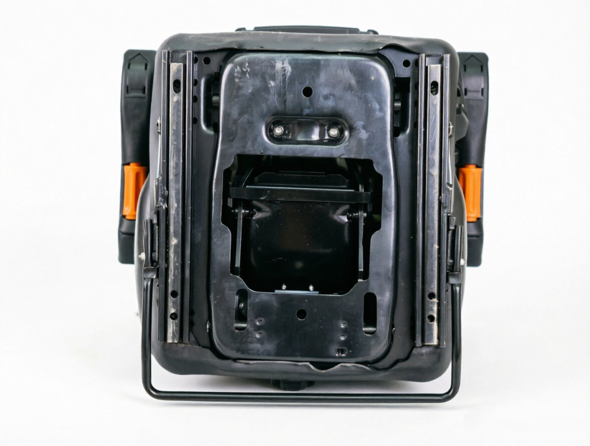 Engineering vehicle mechanical shock-absorbing forklift seat, agricultural machinery seat with sliding rail, high-end universal loading vehicle seat