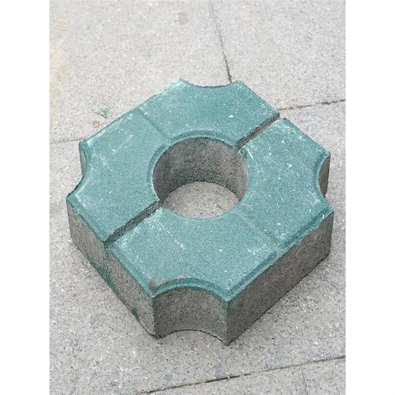 海南琼海九孔砖五孔砖八字植草砖井字草坪砖中孔草坪砖停车位植草