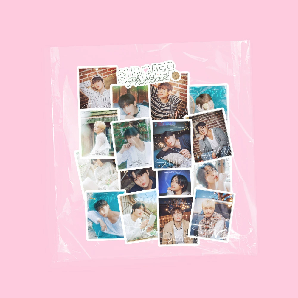 Стикеры Spot 98 ATeez 2024 Summer Album Series Фото Стикеры Ins Runhao Cui Зонт