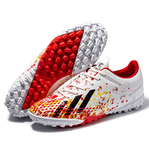 Children's and Youth Football Shoes for International Trade, Competition and Training, Unisex, AG Long Nail Artificial Grass