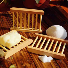 New Product Creative Simple Wooden Drain Soap Dish Kitchen Bathroom Storage Shelf Wholesale Purchase