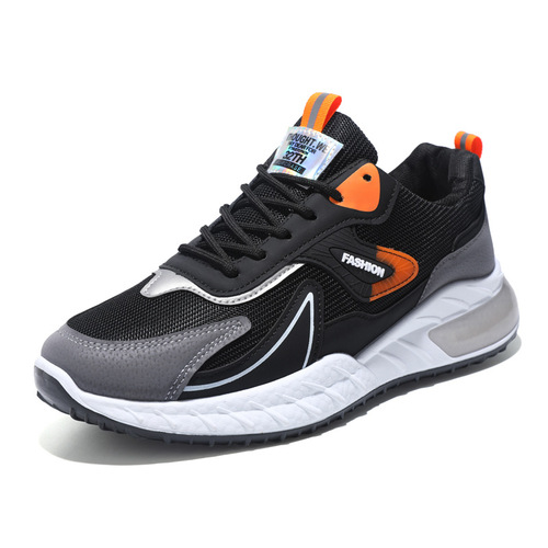 Men's Summer Casual Shoes, Versatile Men's Flyknit Mesh Sports Shoes, Thin Men's Breathable Running Shoes