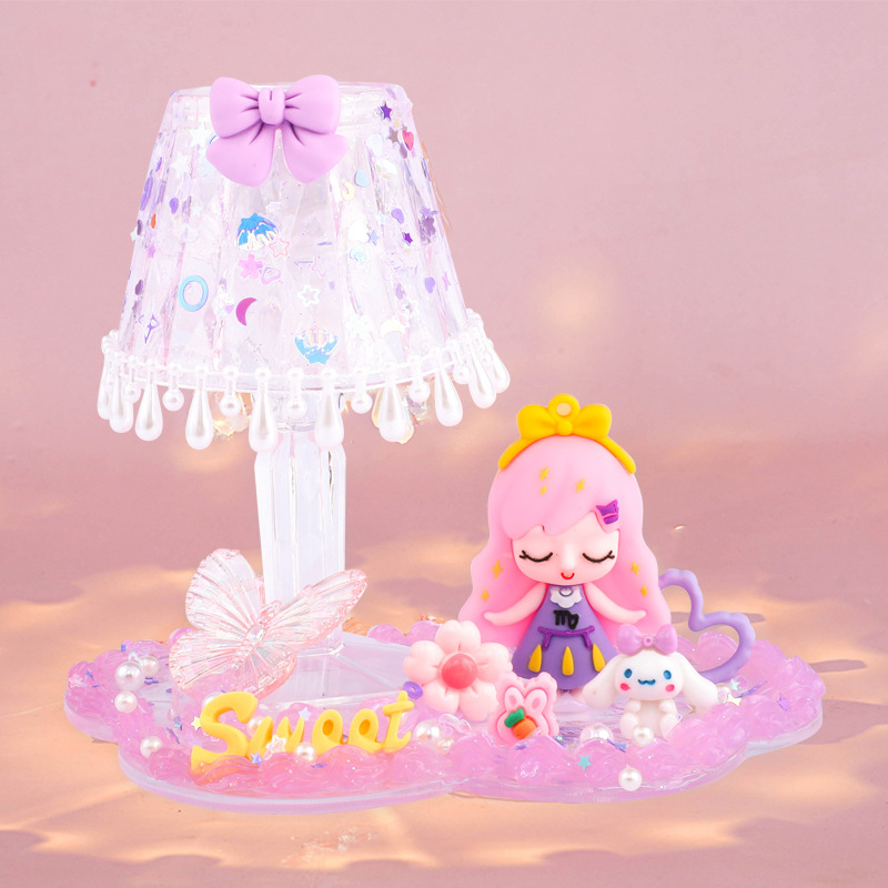 女の子 DIY 手作りクリーム接着剤材料パッケージギフトボックスセットクリエイティブ手作りショップ教育屋台おもちゃ卸売|undefined
