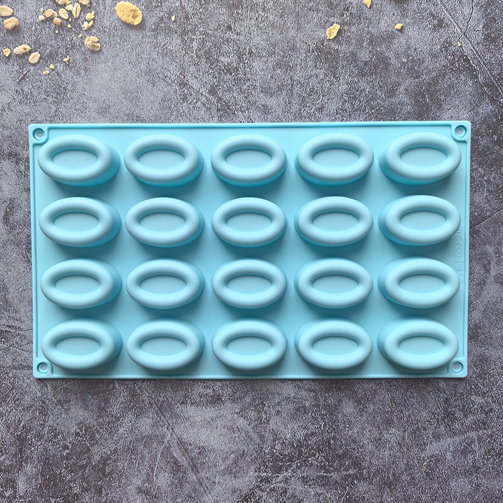 20 donuts oval 47 molde de galletas de chocolate molde de pastel molde de helado molde de silicona