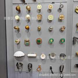 定制衣柜门银色抽屉轻奢橱柜子厨房鞋柜拉手把手现代简约工厂直销