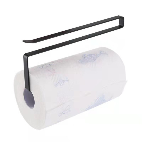1222 Kitchen roll paper rack cabinet plastic wrap storage hook rag towel rack napkin hanger OPP bag