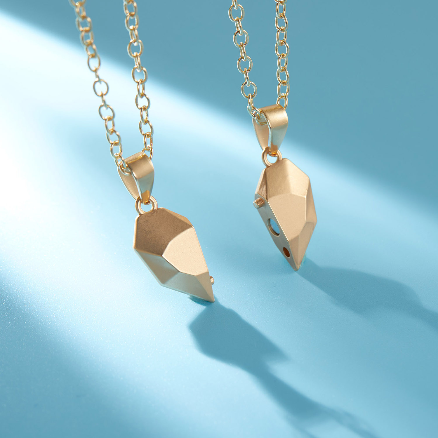 1 Piece Fashion Heart Shape Alloy Plating Unisex Pendant Necklace