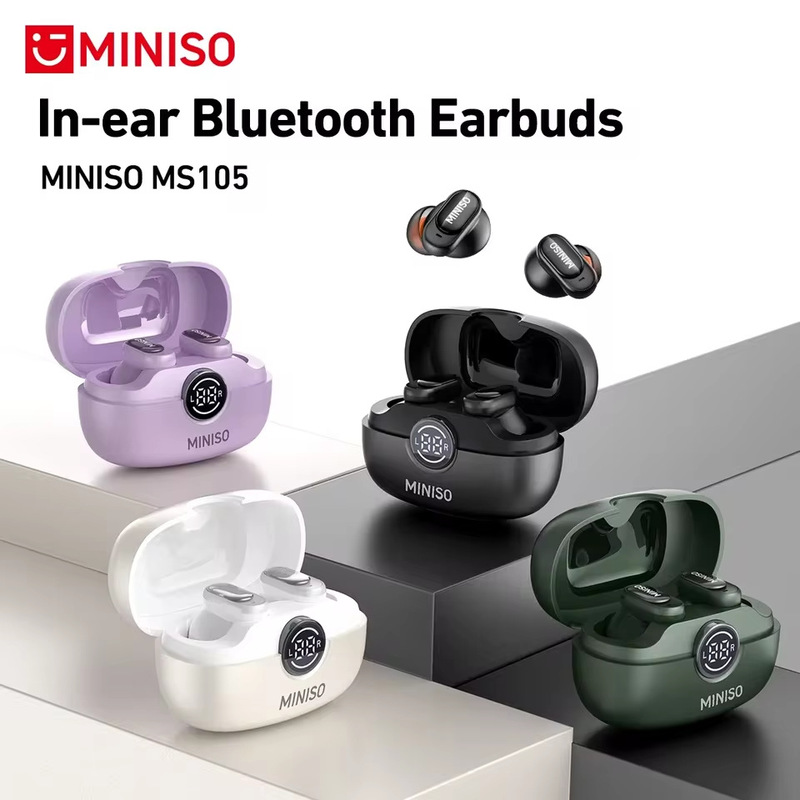 Miniso Ms105Ai Translation Headphones Bluetooth Headphones Wireless Noise-Cancelling Headphones Sports Comfort Source Factory Miniso Ms105Ai Translation Headphones Bluetooth Headphones Wireless Noise-Cancelling Headphones Sports Comfort Source Factory