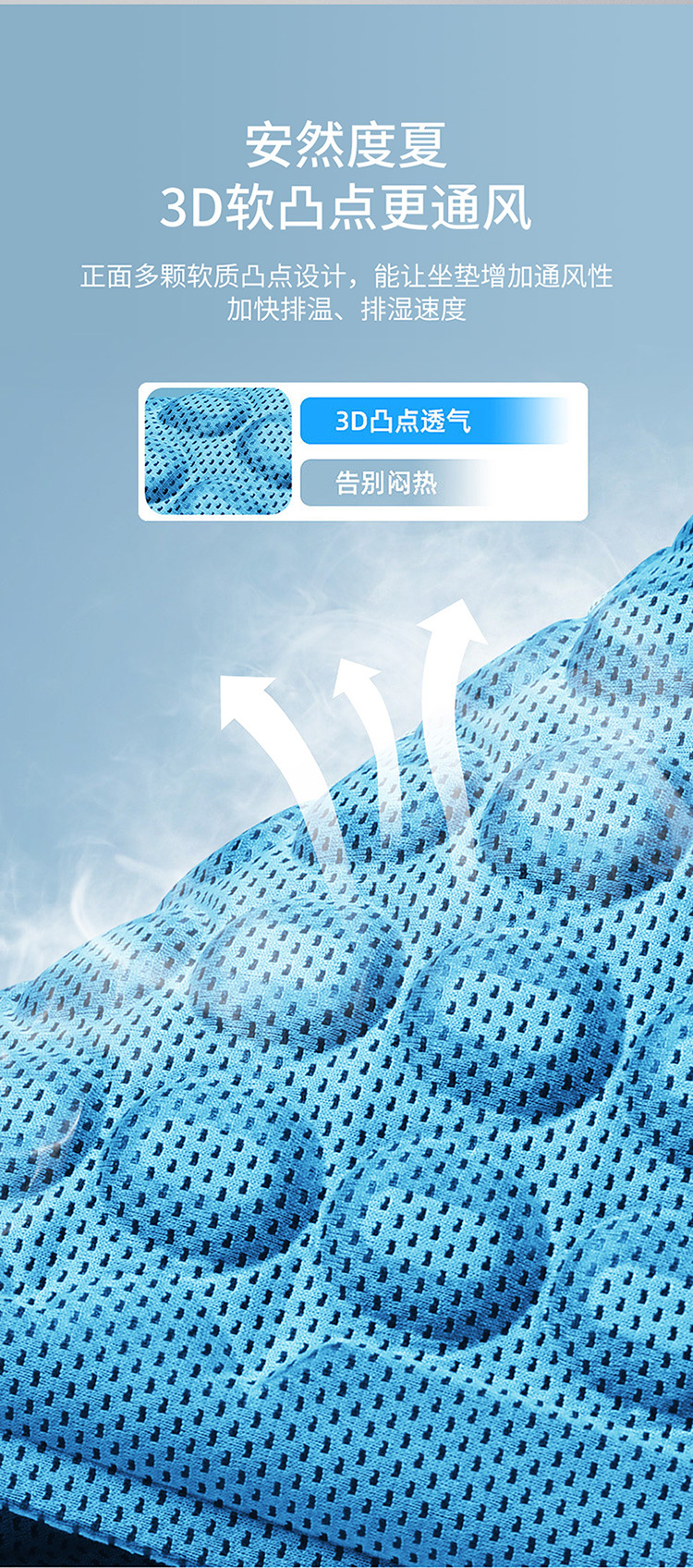 Summer Ice Pad Honeycomb Gel Cushion Artifact for Office Long Sitting, Breathable Seat Cushion, Car Cooling Seat Pad