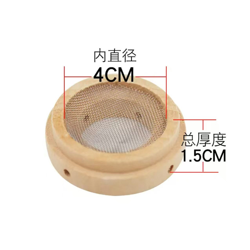 Moxa Cone Jade Heat Shield Set with Wooden Holder Indirect Moxibustion Tool for Navel and Body Points 20 Cones details