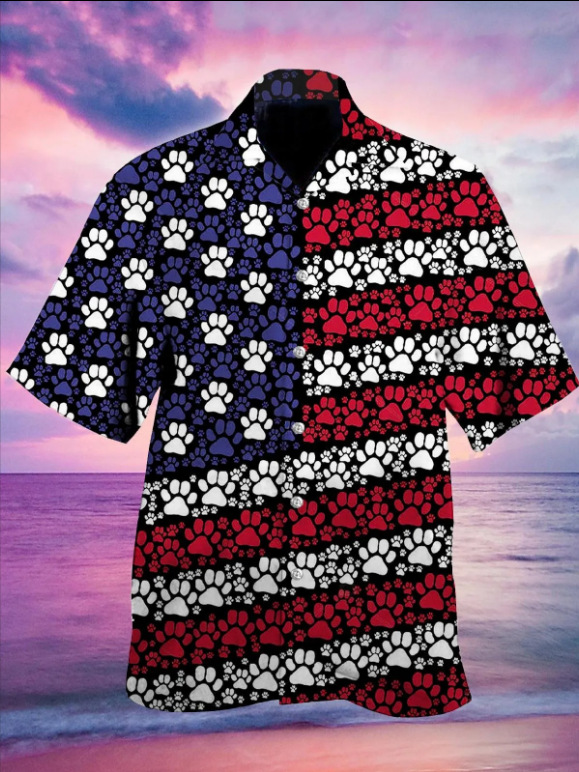 Camisa de cuello cubano impresa en 3D, tienda de fabricantes de hombres, estación independiente de verano de moda, patrón de venta caliente, ropa de hombre de playa hawaiana