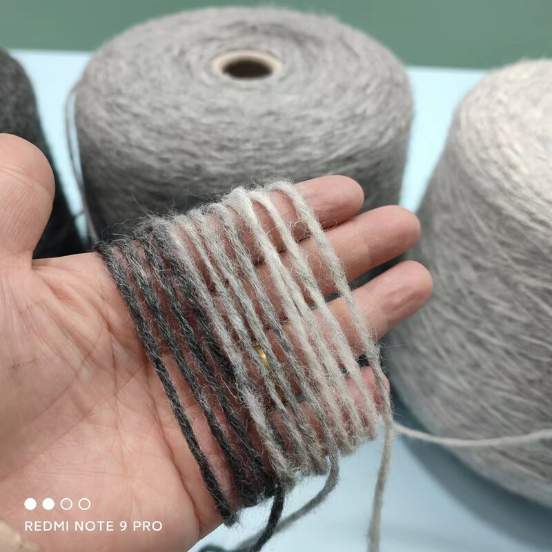 Italian Imported Baby Alpaca Hand-Knitted Medium-Thick Wool Original Barrel Fleece-Lined, Soft and Close-Fitting, Not Prickly and Warm