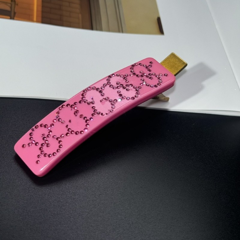 高品质醋酸鸭嘴夹高级质感发夹刘海边夹时髦潮复古小众网红闪钻通|undefined