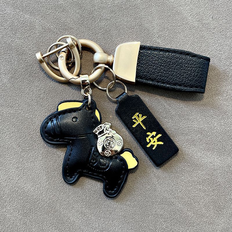 New Style "Get Rich Soon" Pony Car Keychain Cute Cartoon Exquisite Safe Couple Backpack Pendant Small Gift New Style "Get Rich Soon" Pony Car Keychain Cute Cartoon Exquisite Safe Couple Backpack Pendant Small Gift