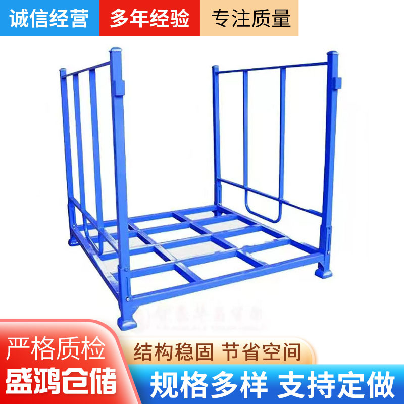 重型堆垛架叉车可用移动货架仓库冷库蔬菜架服装布料架钢制巧固架