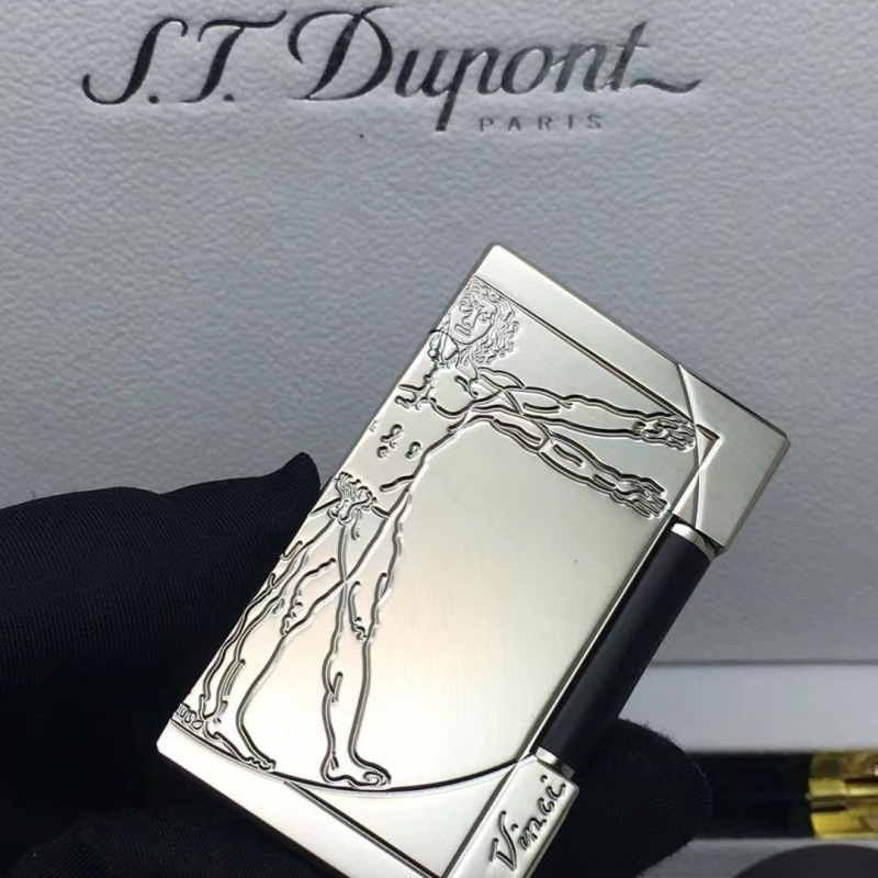 オリジナル STD.upont Dupeng ラウンドライター純銅サイドプーリーインフレータブルライターハイエンドギフト男性用|undefined